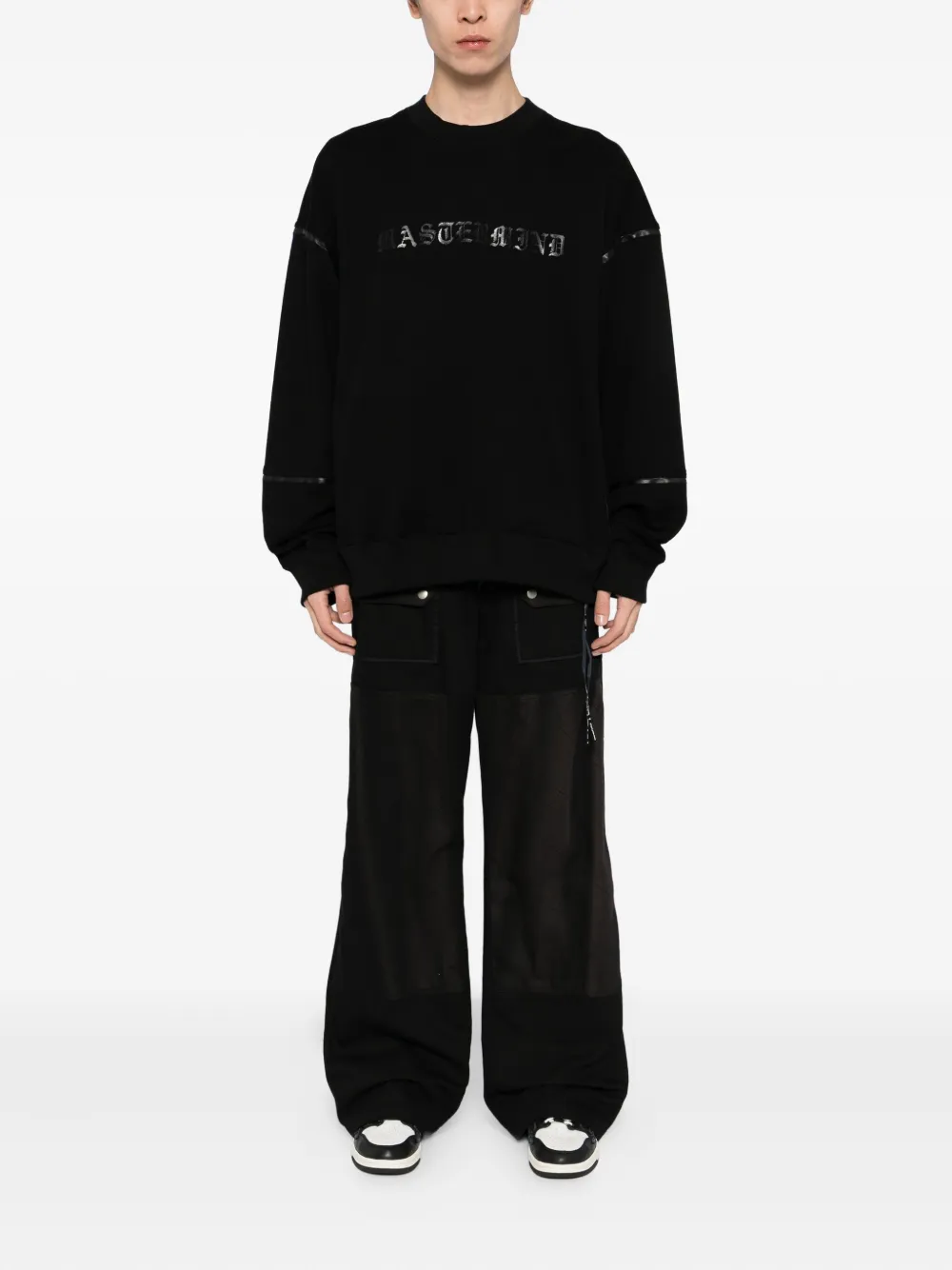 Mastermind Japan Sweater met logoprint - Zwart