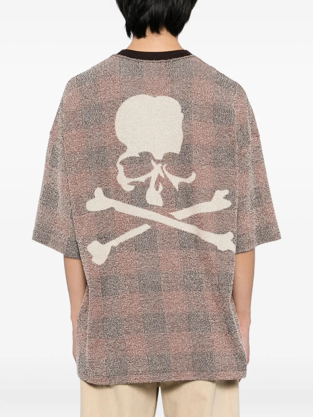 Mastermind Japan Logo-embroidered T-shirt In Brown