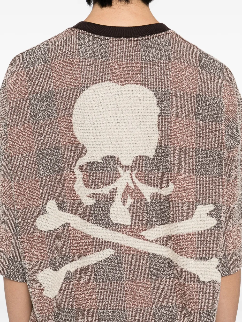 Mastermind Japan Logo-embroidered T-shirt In Brown