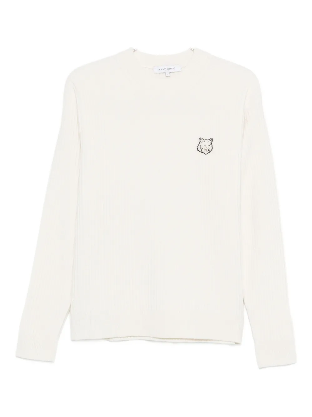 Maison Kitsuné Fox Head sweater - Bianco