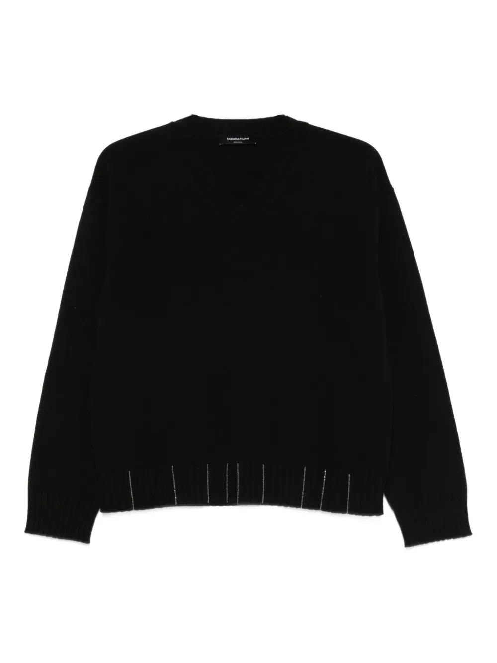 Fabiana Filippi V-neck sweater - Black