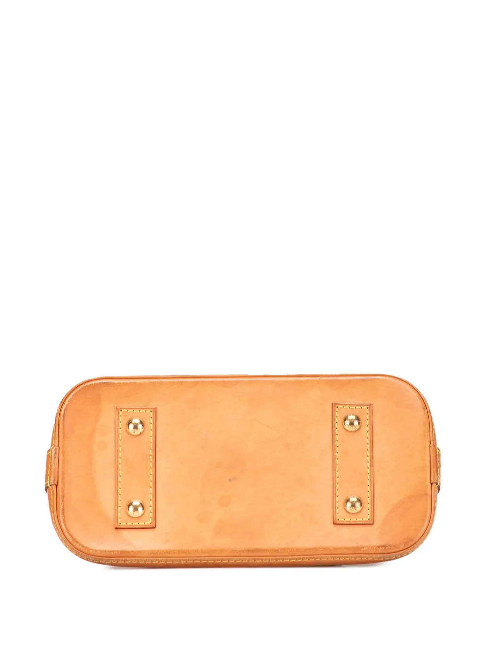 Pre-owned Louis Vuitton 2021 Monogram Alma Bb Satchel In Brown