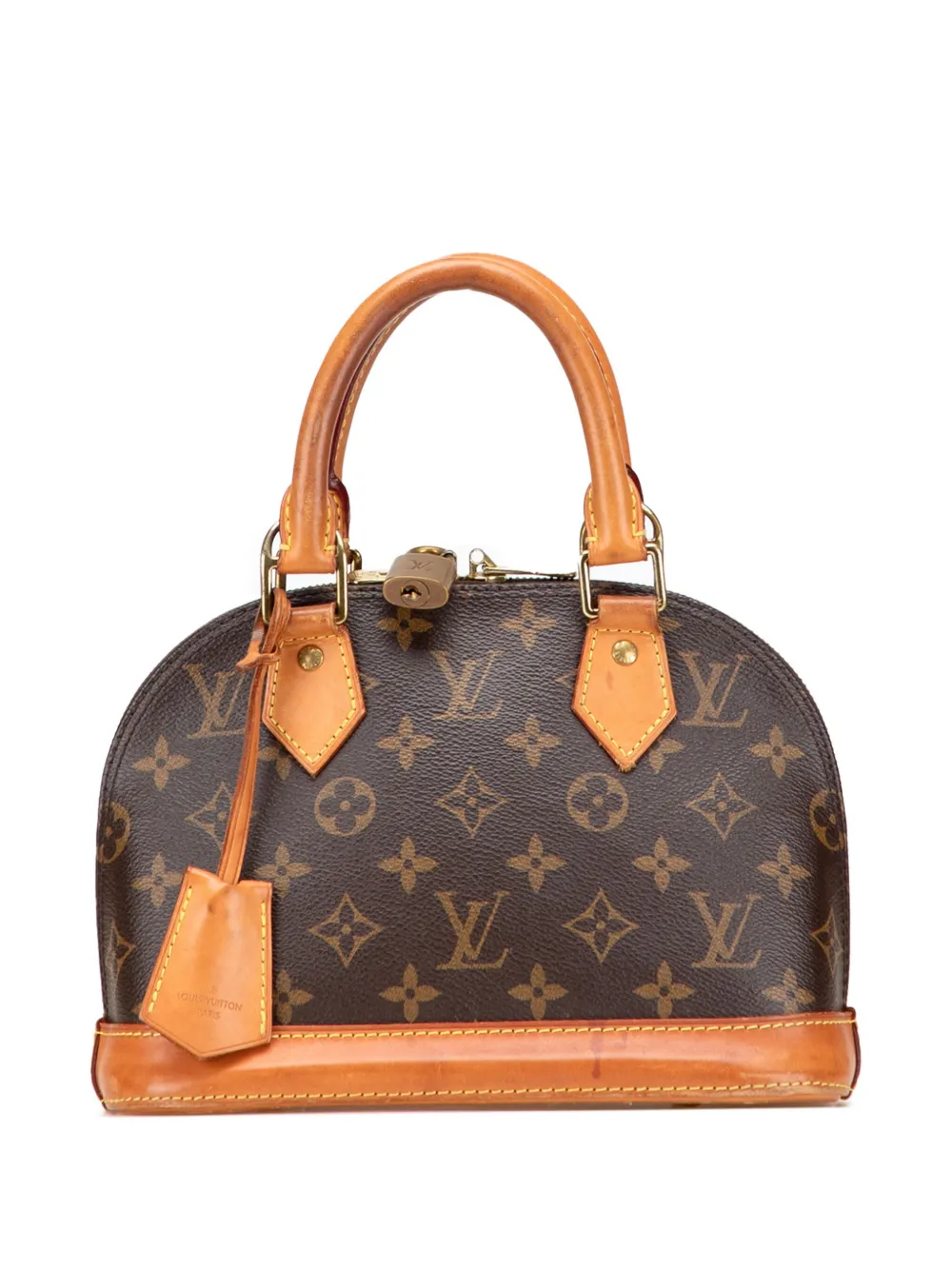 Louis Vuitton Pre-Owned 2021 Monogram Alma BB satchel - ブラウン Louis Vuitton Pre-Owned 2021 Monogram Alma BB satchel - ブラウン