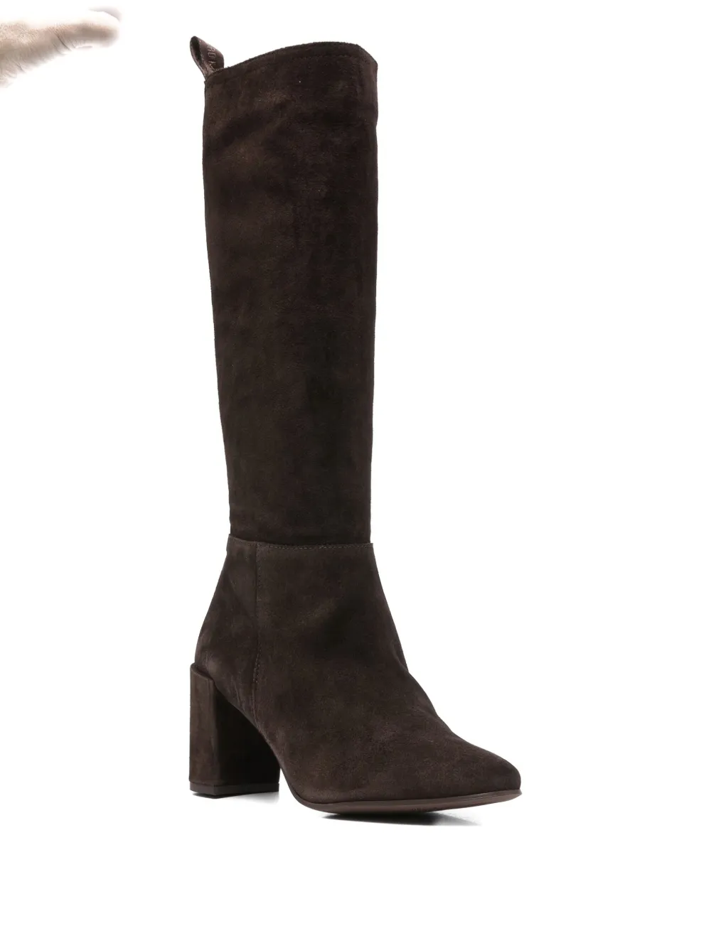 Pedro Miralles Suede Knee-high Boots In Brown