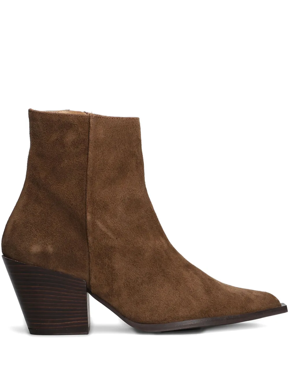 Pedro Miralles pointed block-heel boots | Brown | Image 1