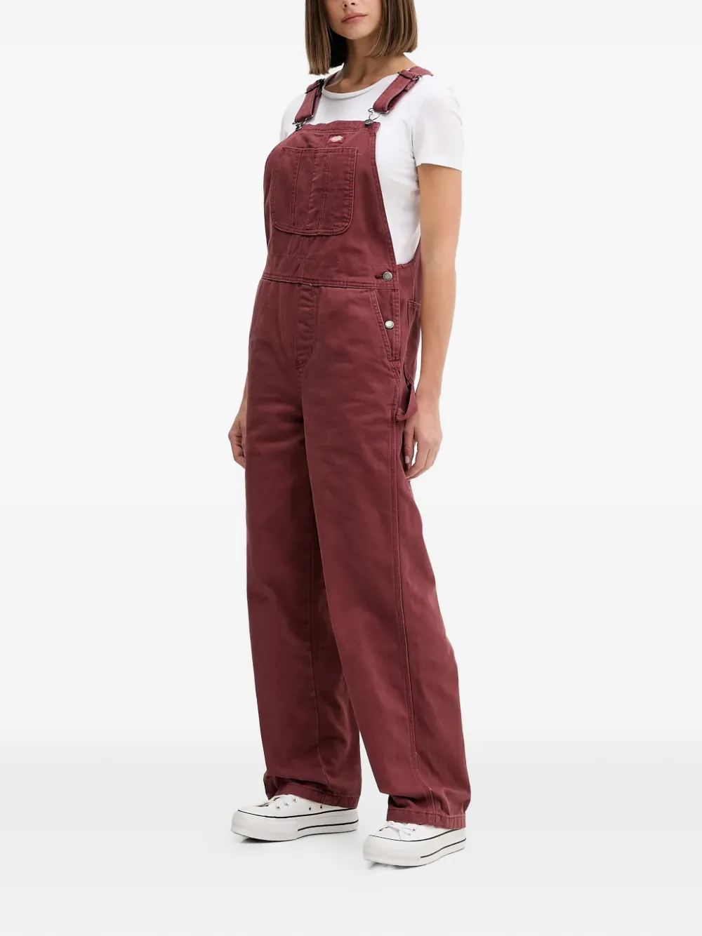  Dickies Cotton Jumpsuit - Red 