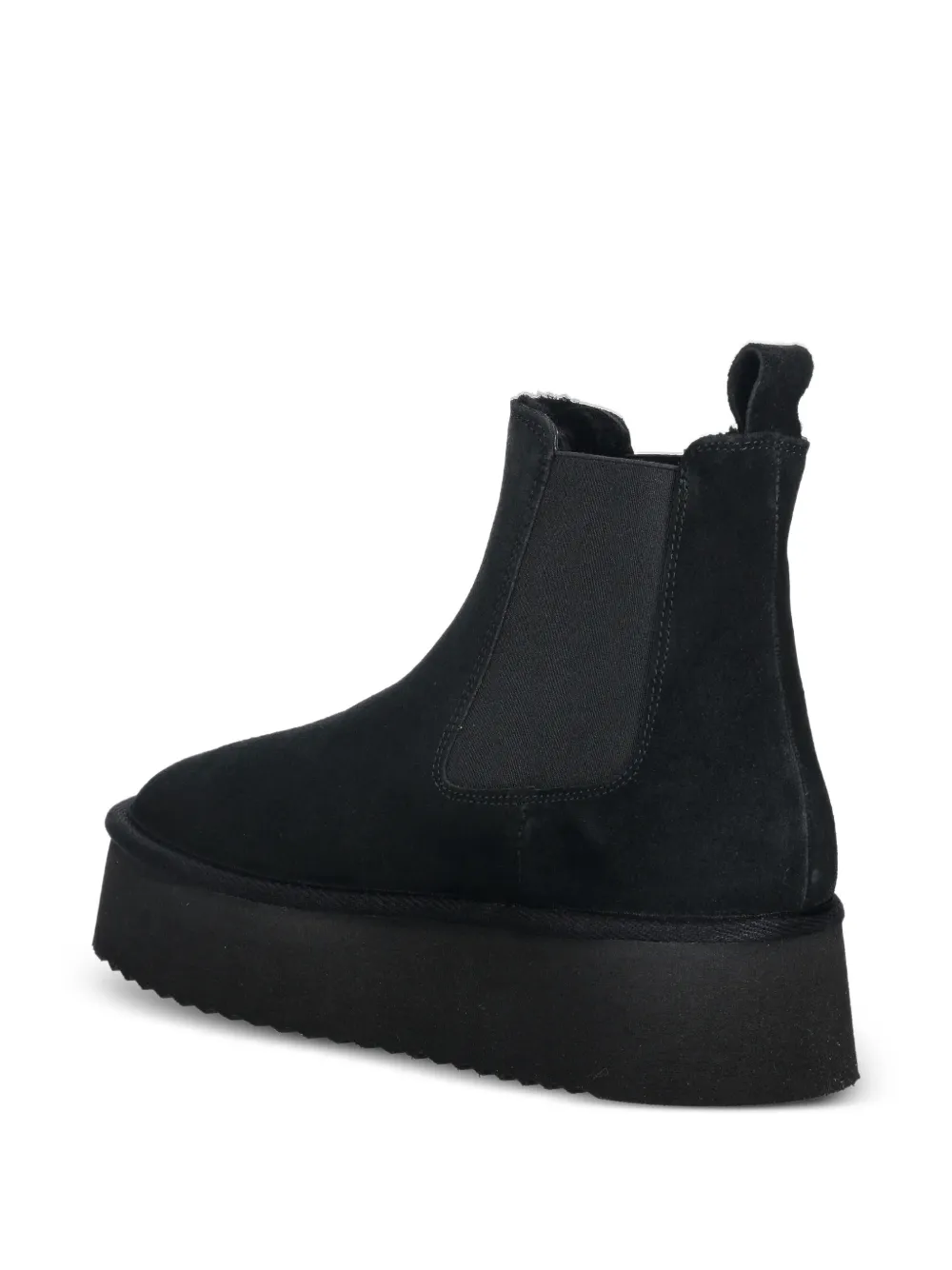 Platform-Heel Chelsea Boots