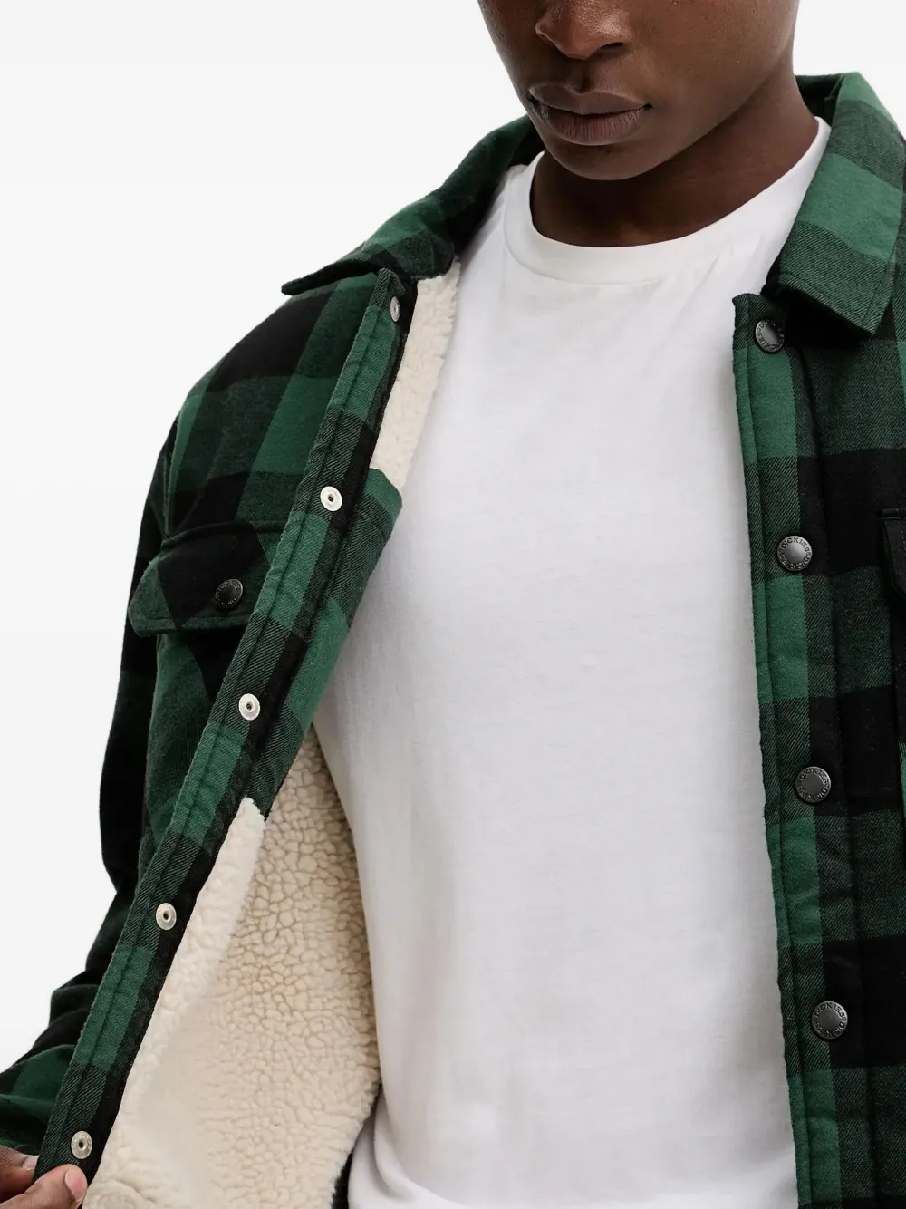 DICKIES Sacramento flanellen overhemd met geruit patroon Groen