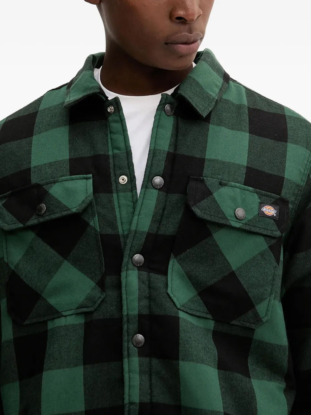 DICKIES Sacramento flanellen overhemd met geruit patroon Groen