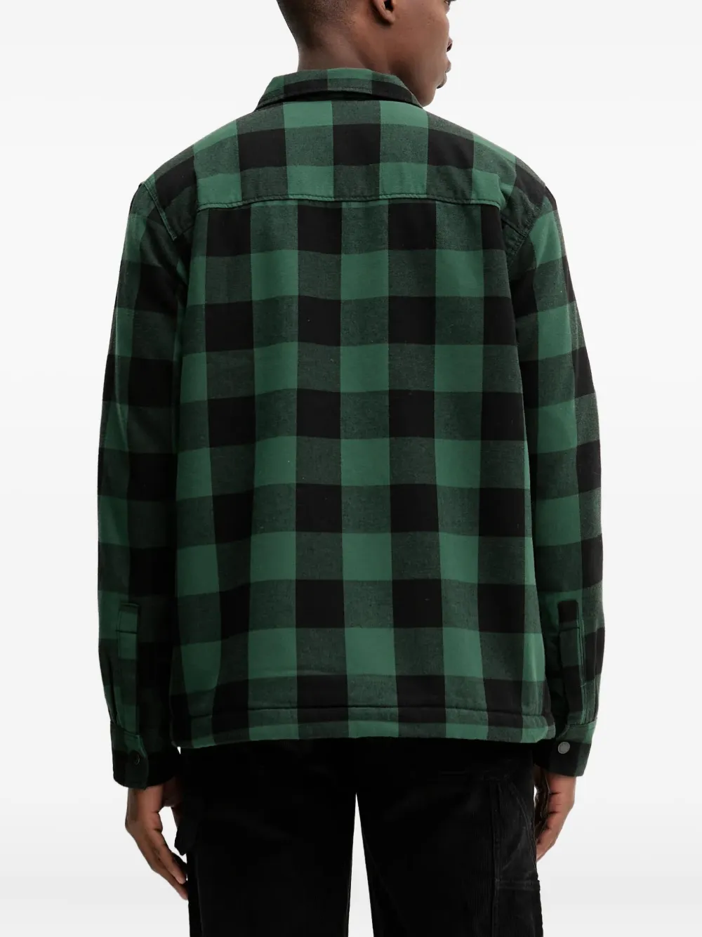 DICKIES Sacramento plaid-pattern flannel shirt - Groen