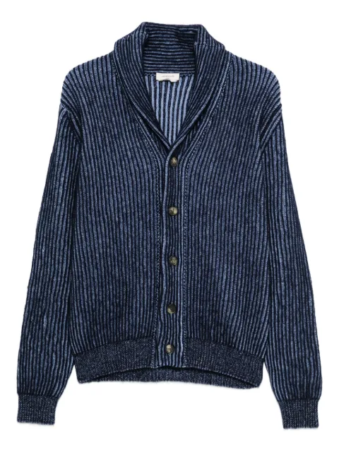 Jacob Cohën striped ribbed-knit cardigan