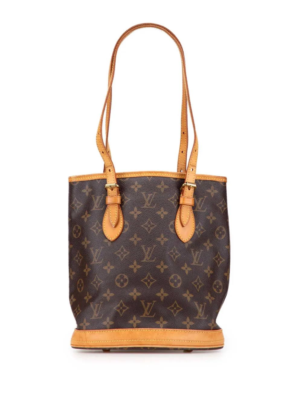 Louis Vuitton Pre-Owned 2005 Monogram Petit bucket bag - ブラウン Louis Vuitton Pre-Owned 2005 Monogram Petit bucket bag - ブラウン