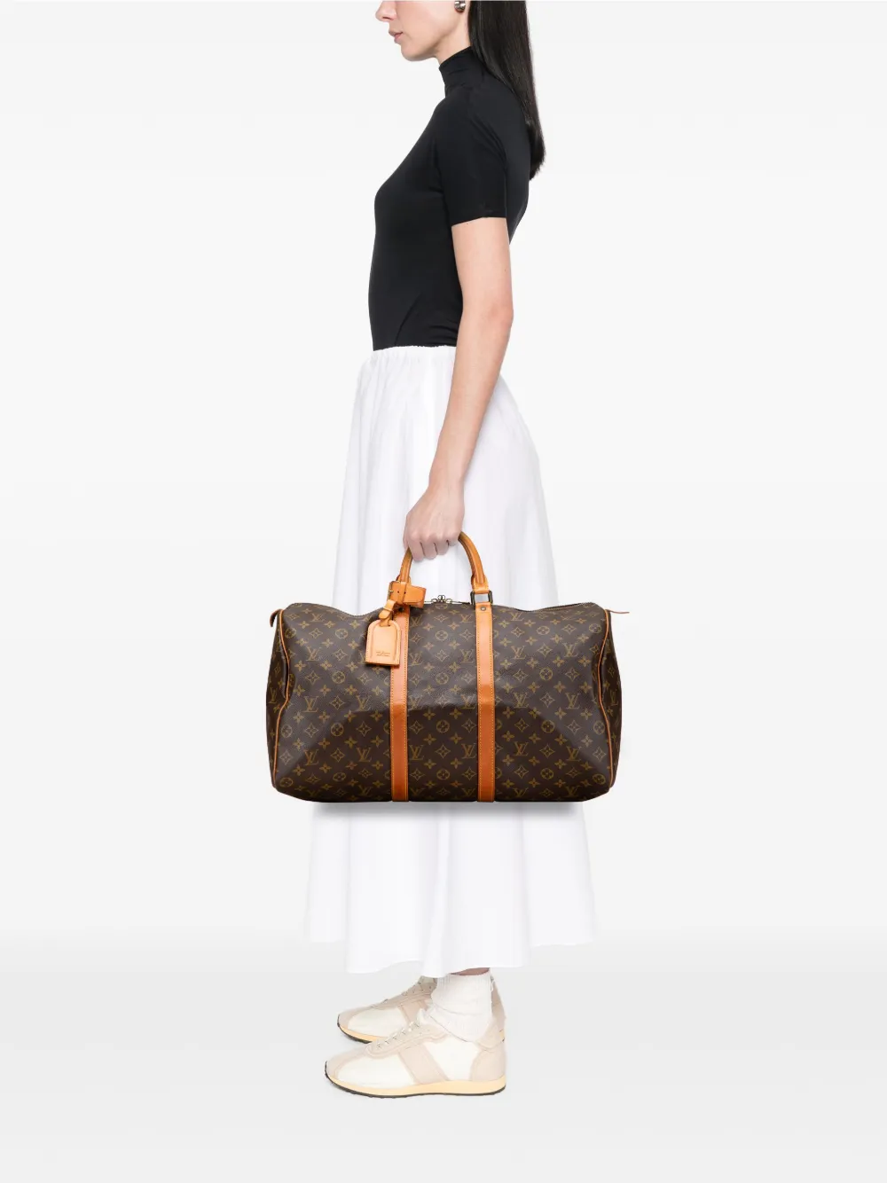 Louis Vuitton Pre-Owned 1986 Monogram Keepall 50 travel bag | Pre-Owned | Image 2