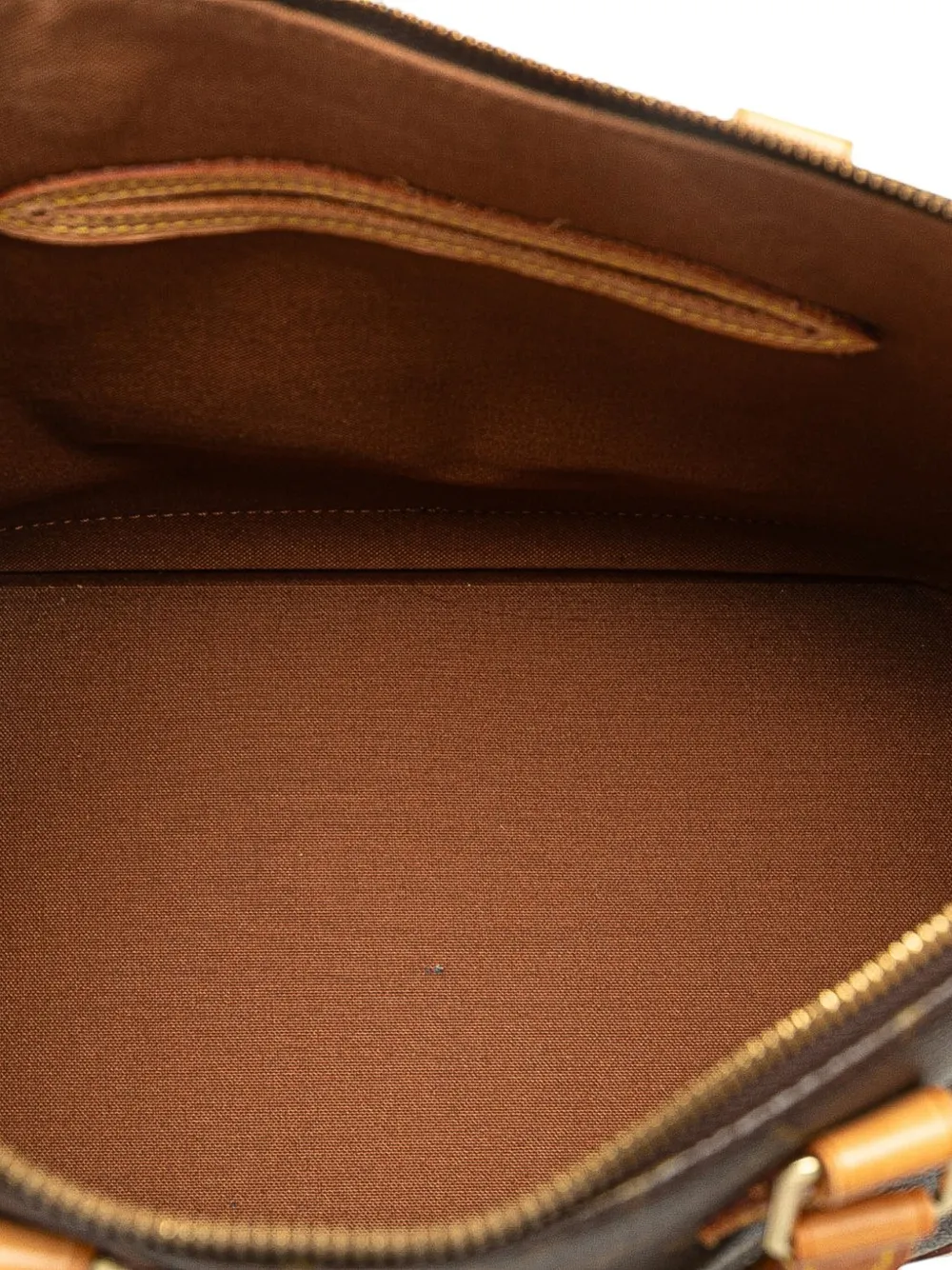 Pre-owned Louis Vuitton 2000 Monogram Alma Pm Handbag In Brown