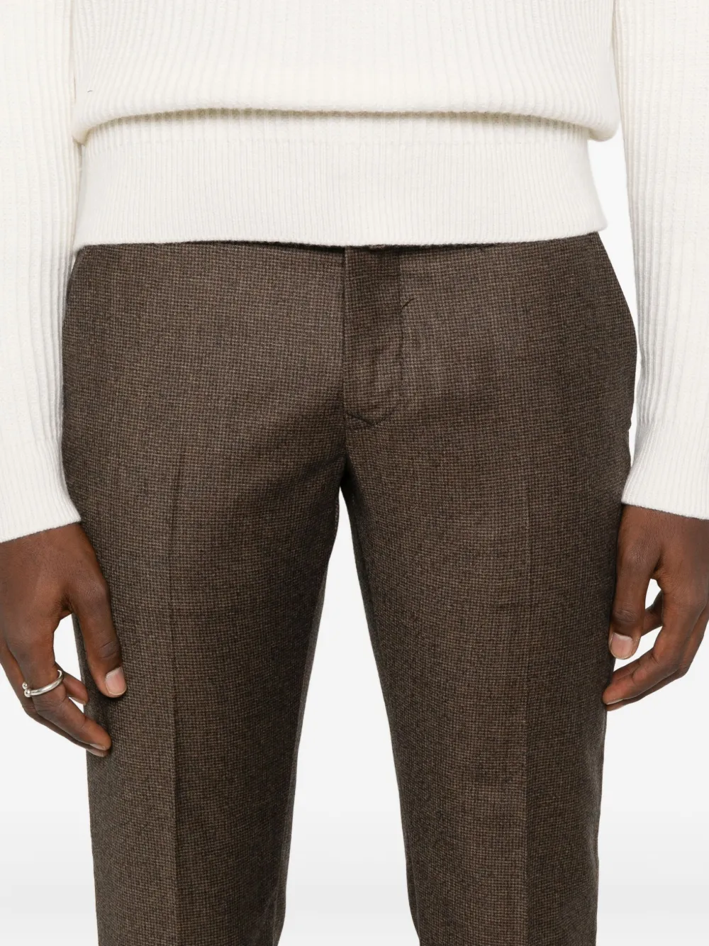 Jacob Cohen Straight-leg Trousers In Brown