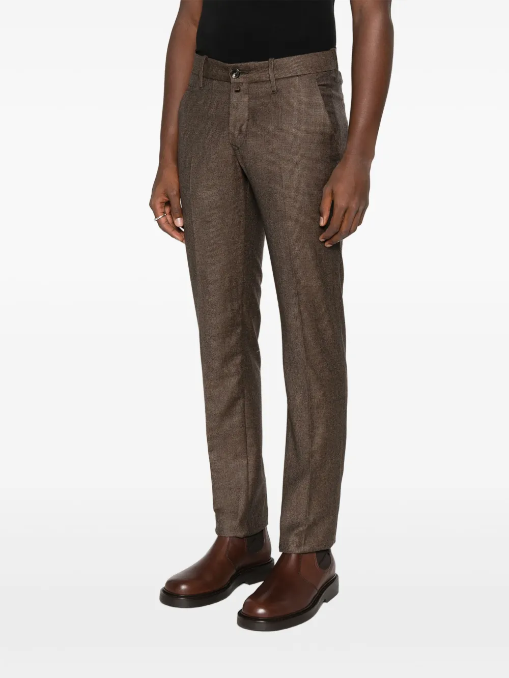 Jacob Cohen Straight-leg Trousers In Brown