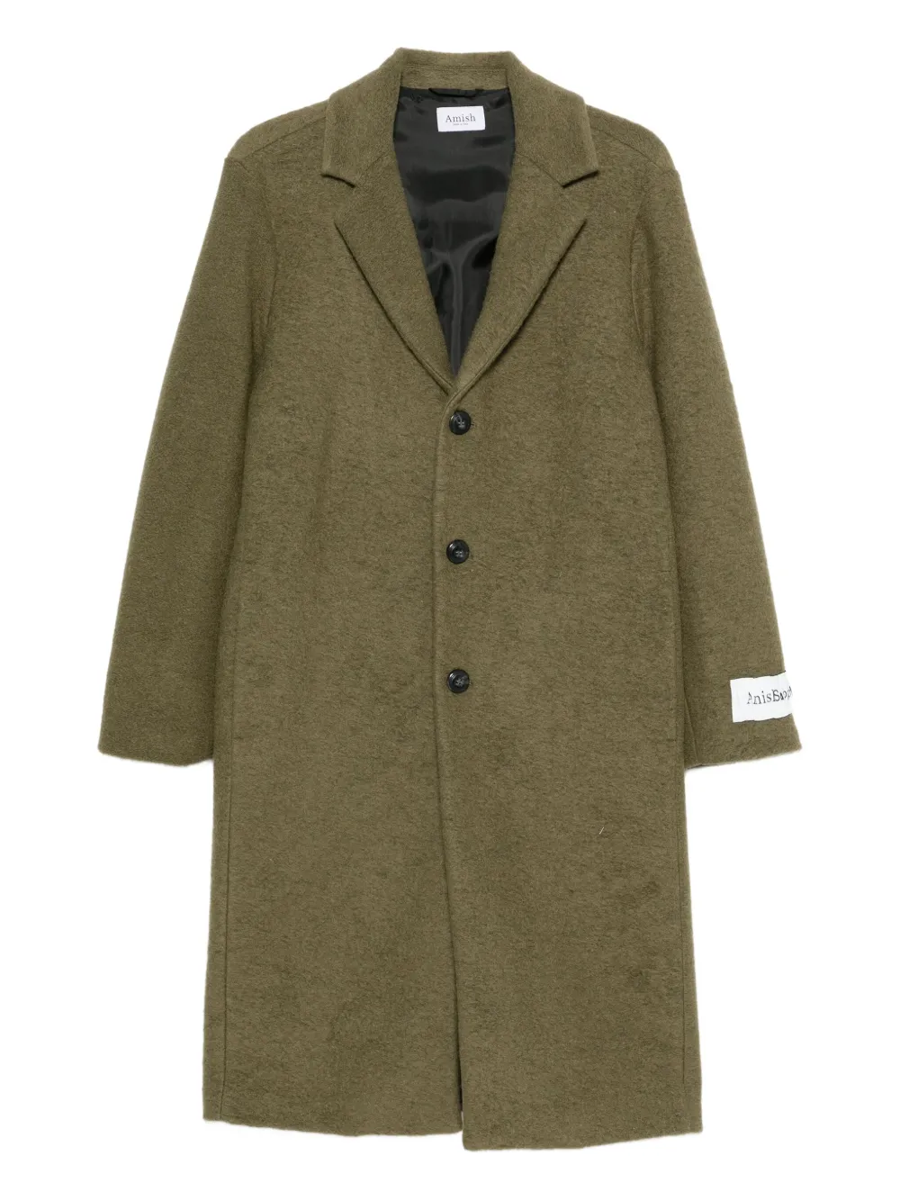 AMISH abrigo con botones | verde | Image 1