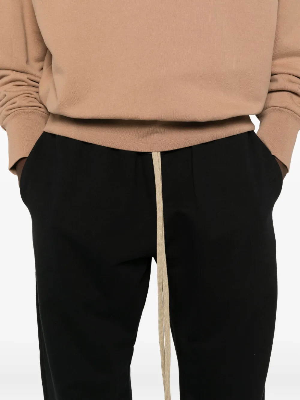 Fear Of God Drawstring Track Pants In Black