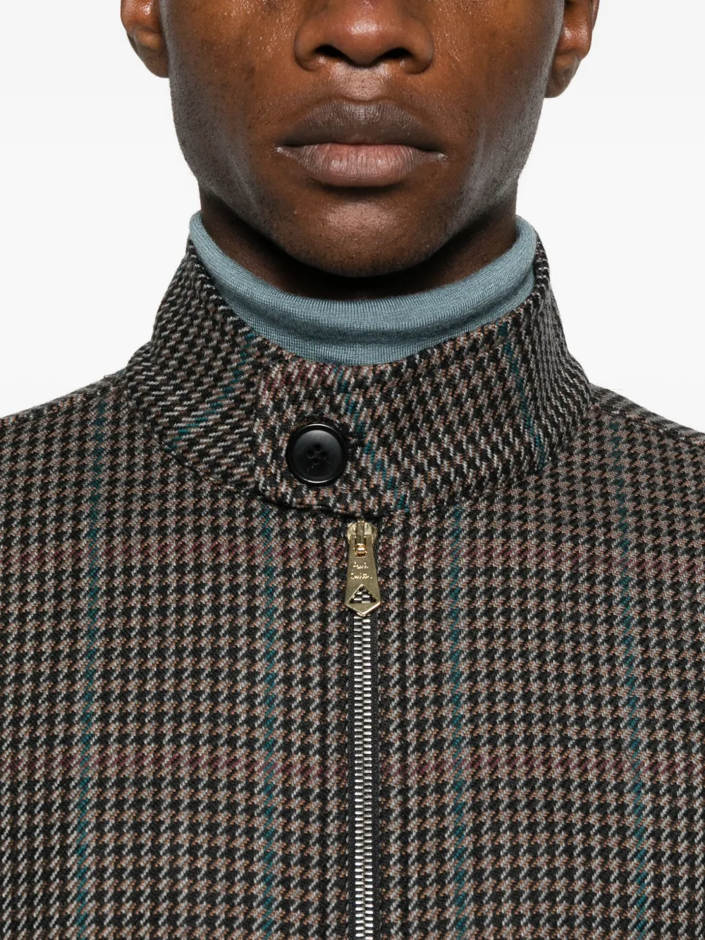 Paul Smith Geruit bomberjack Grijs