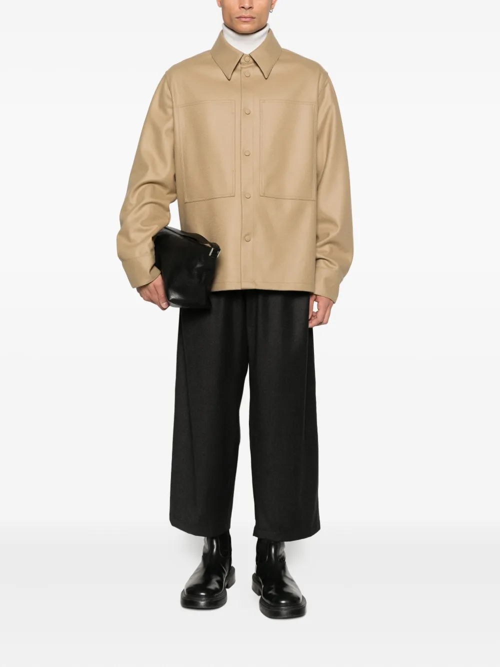 Jil Sander pocket shirt - Beige