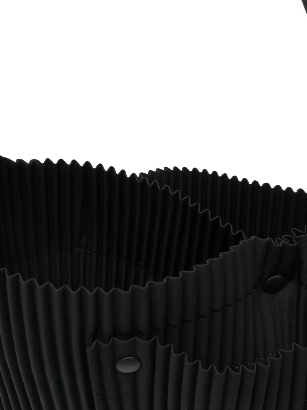 Homme Plissé Issey Miyake Geplooide shopper Zwart