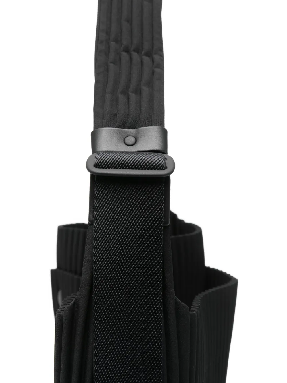 Homme Plissé Issey Miyake Pleated Tote Bag | Black | FARFETCH
