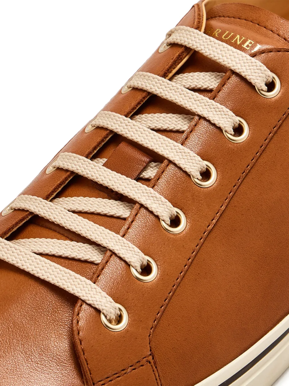Brunello Cucinelli Leren sneakers Bruin