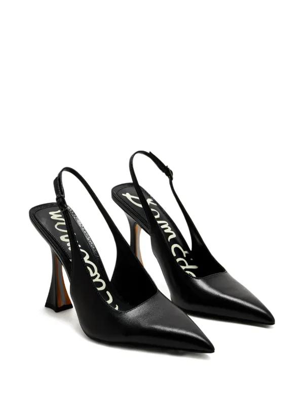 Sam Edelman 105mm Odette Slingback Pumps | Black | FARFETCH