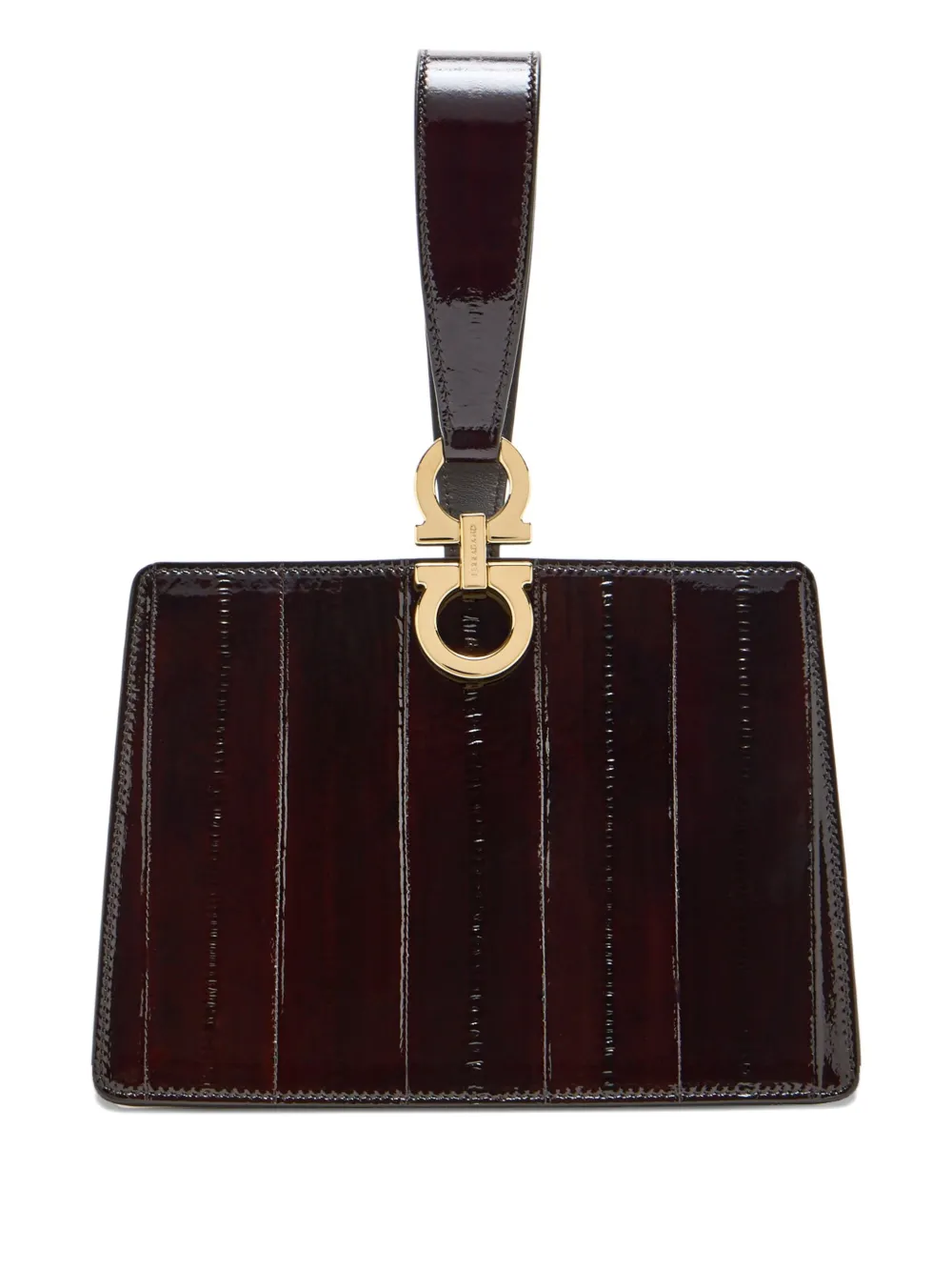 Ferragamo Gancini-plaque mini bag | Brown | Image 1