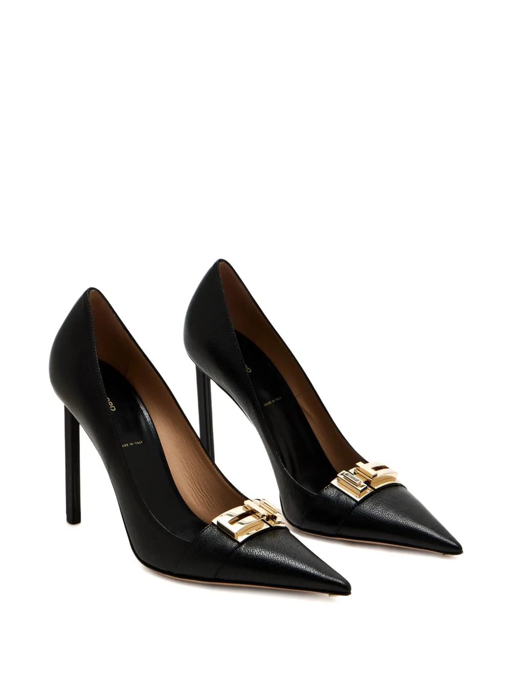 TOM FORD 105mm T-Latch pumps Zwart