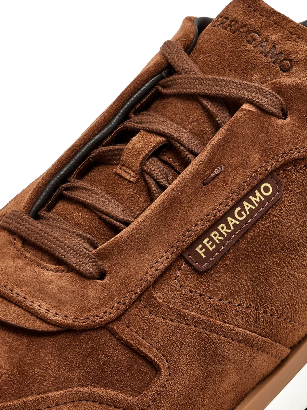 Ferragamo Sneakers met logo Bruin