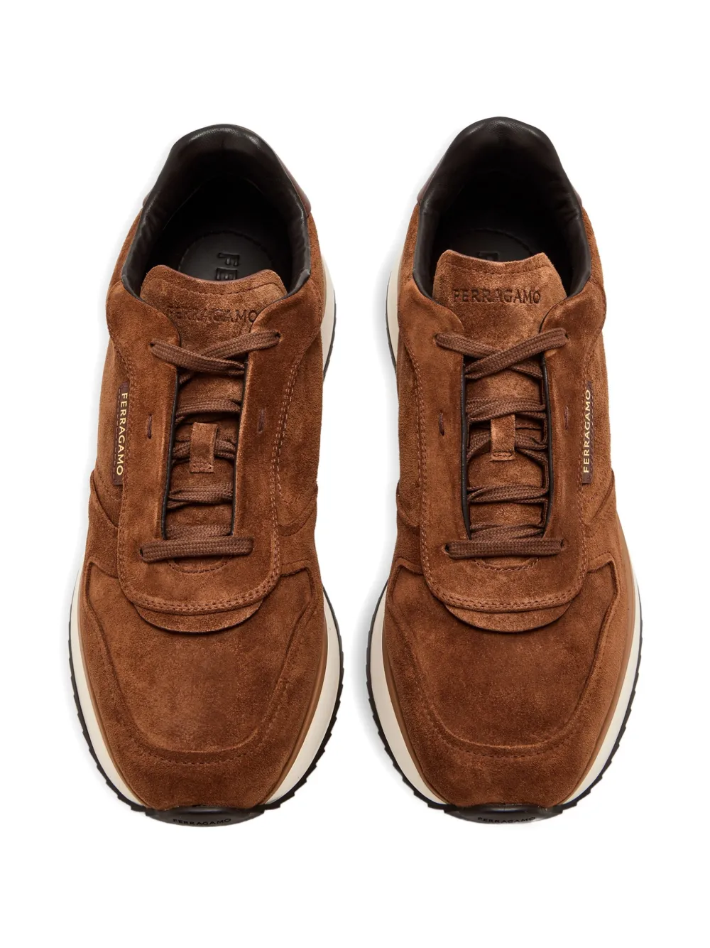 Ferragamo Sneakers met logo Bruin