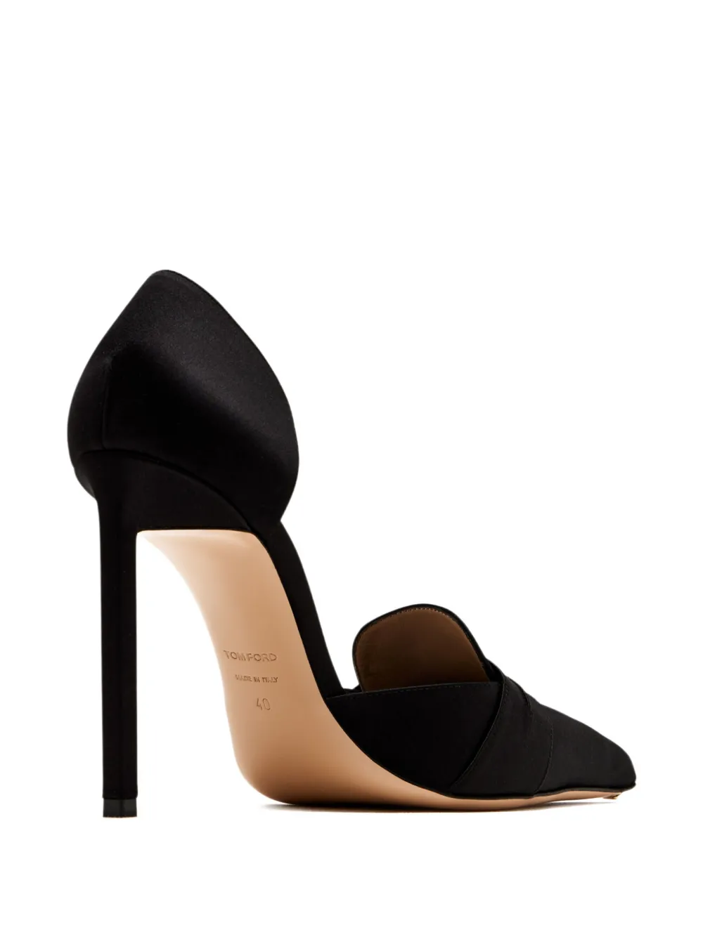 TOM FORD 105mm Eva d'Orsay pumps Zwart