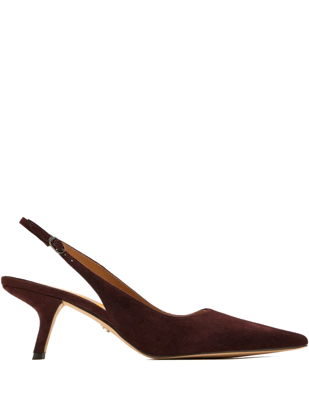 Sam Edelman 60mm suede heeled pumps | Brown | Image 1