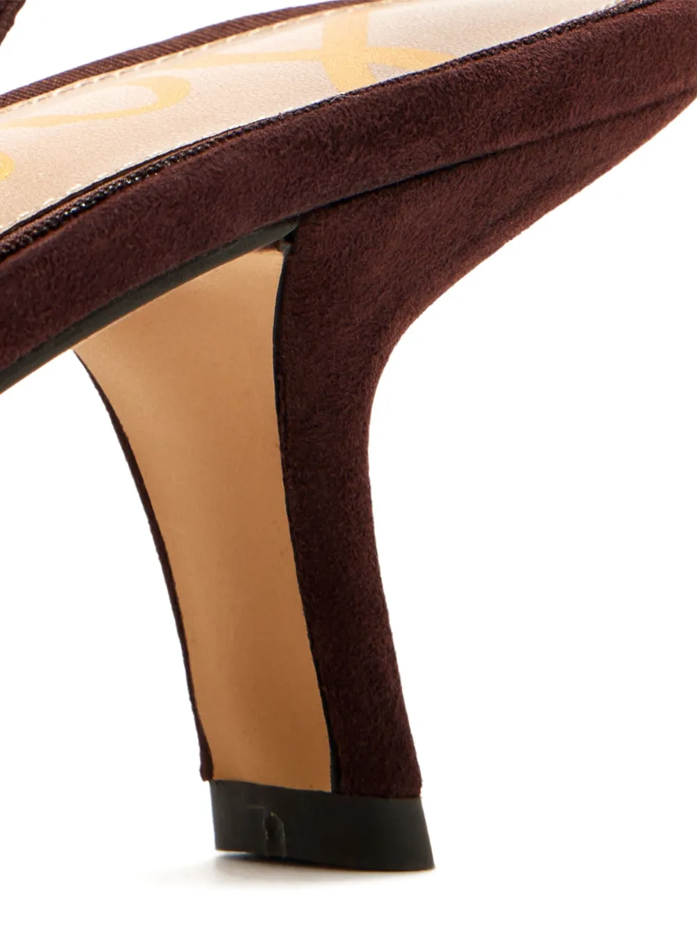 Sam Edelman 60 mm suède pumps met hak Bruin