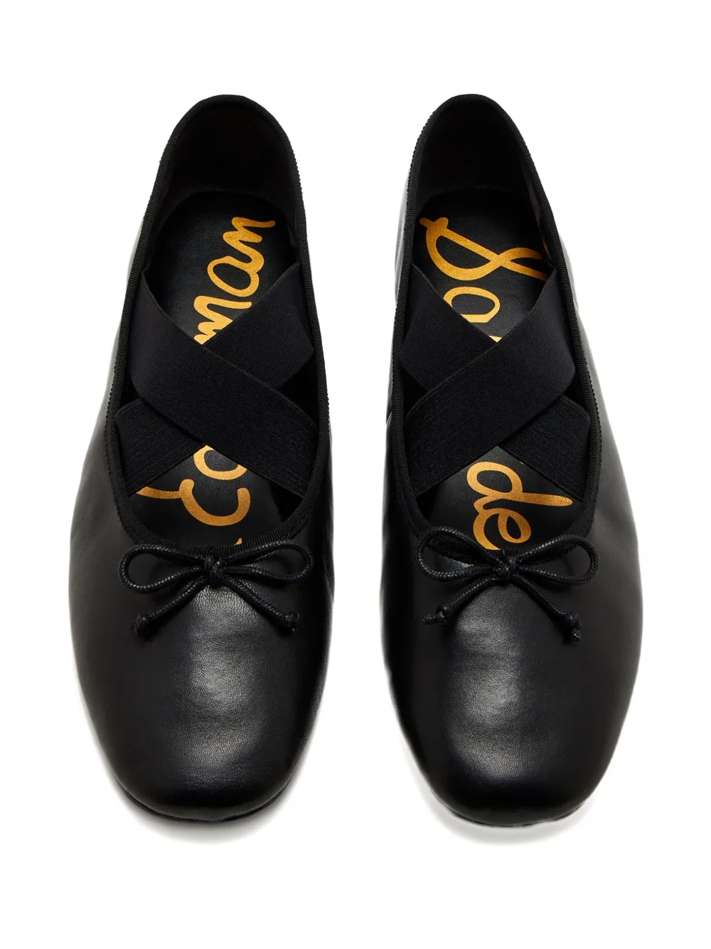 Sam Edelman Leren ballerina's Zwart