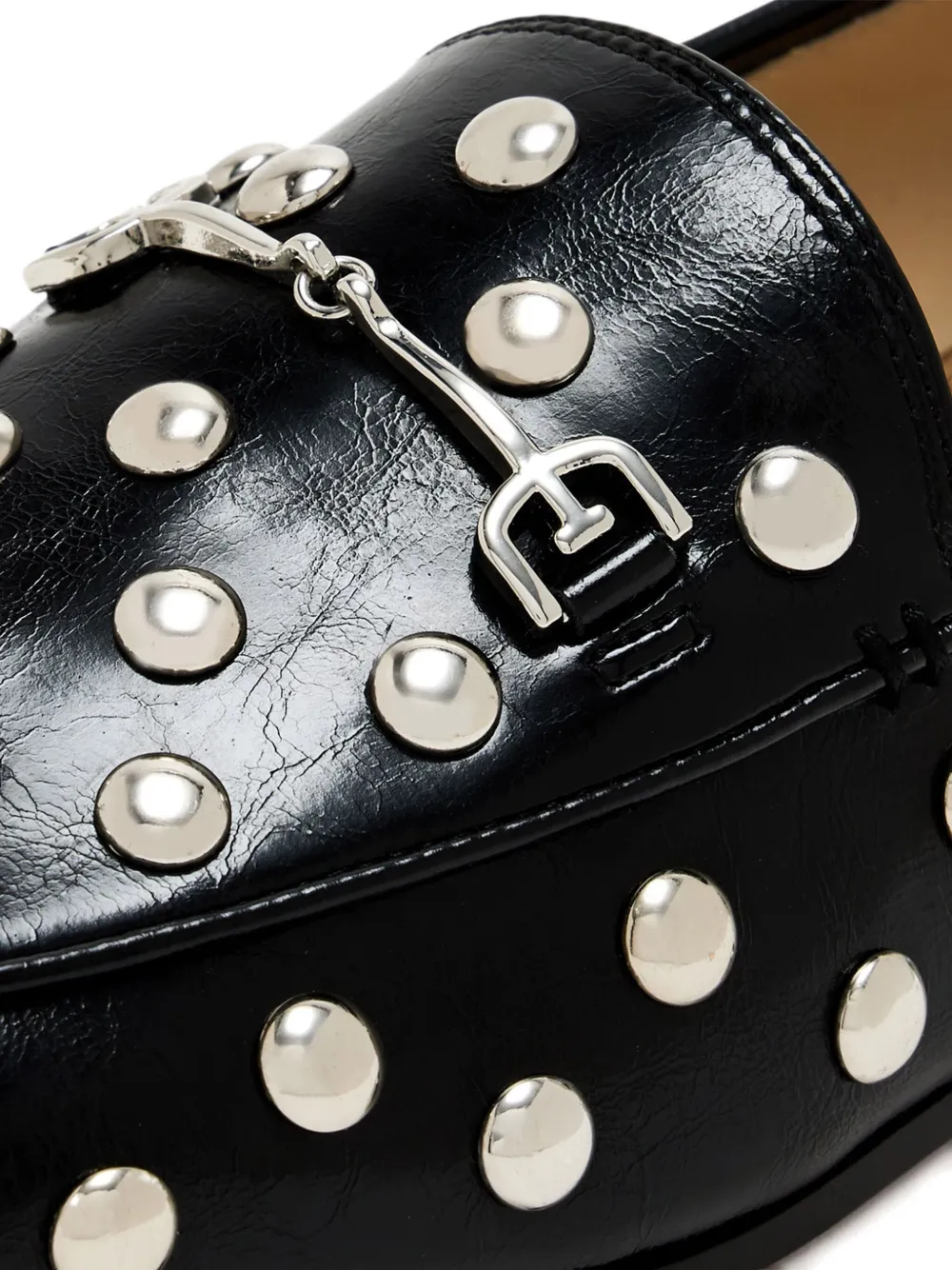 Sam Edelman Stud-embellished Loafers In Black