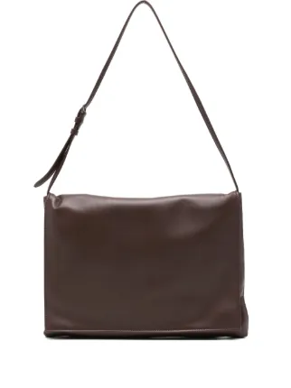 THE ROW ブラウン ショルダーバッグ ミニサイズ The Row レザーショルダーバッグ | ブラウン | FARFETCH JP