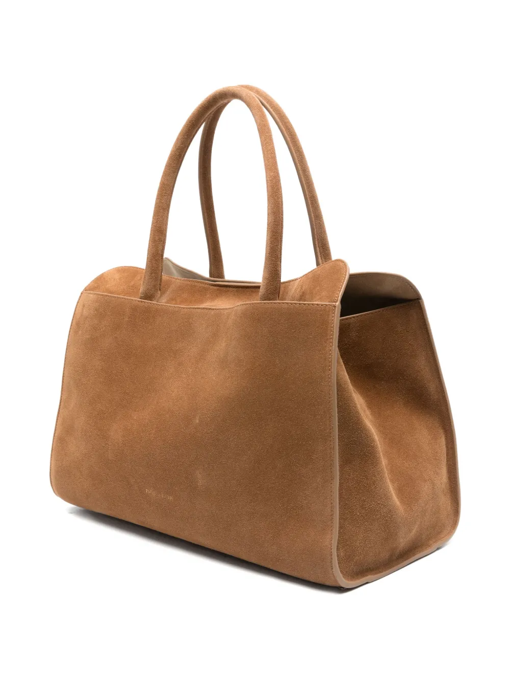 Fabiana Filippi Suede Tote Bag In Brown