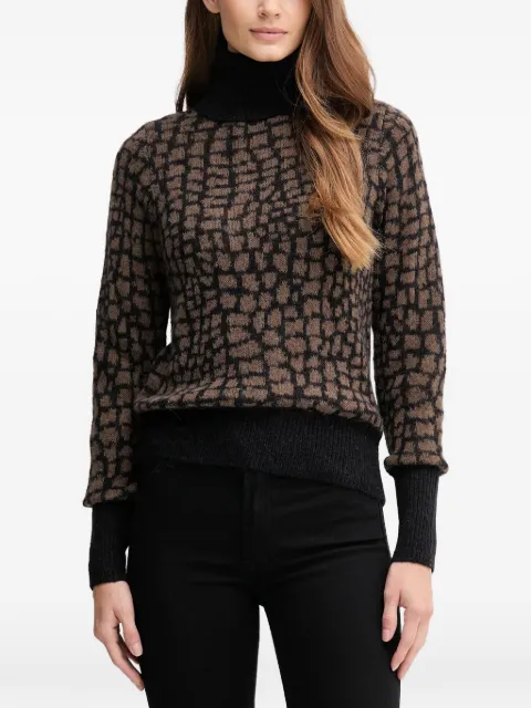 Joop! Kordula patterned roll-neck sweater