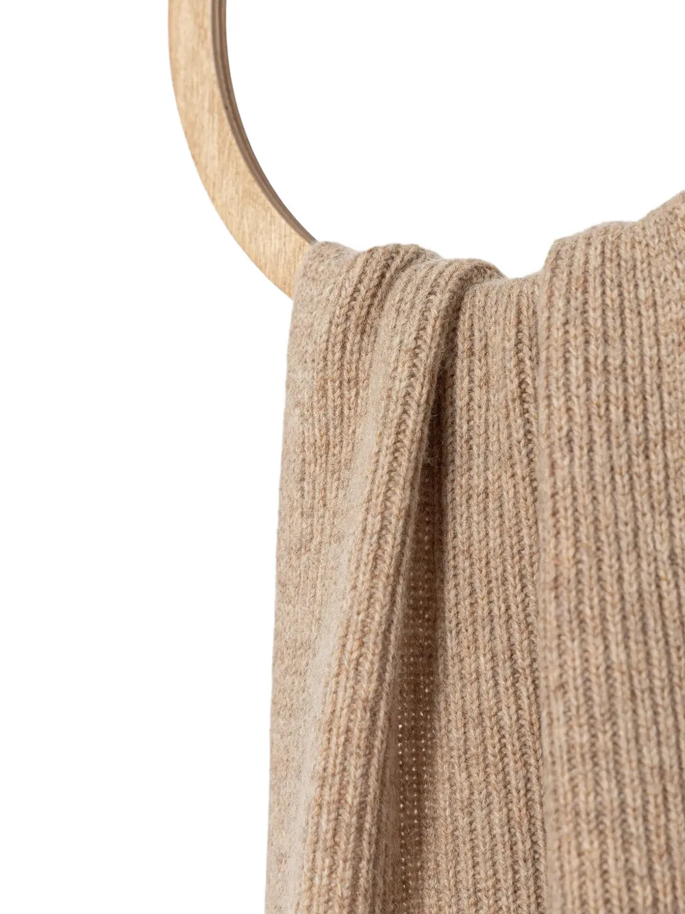 Joop! ribbed-knit scarf - Beige
