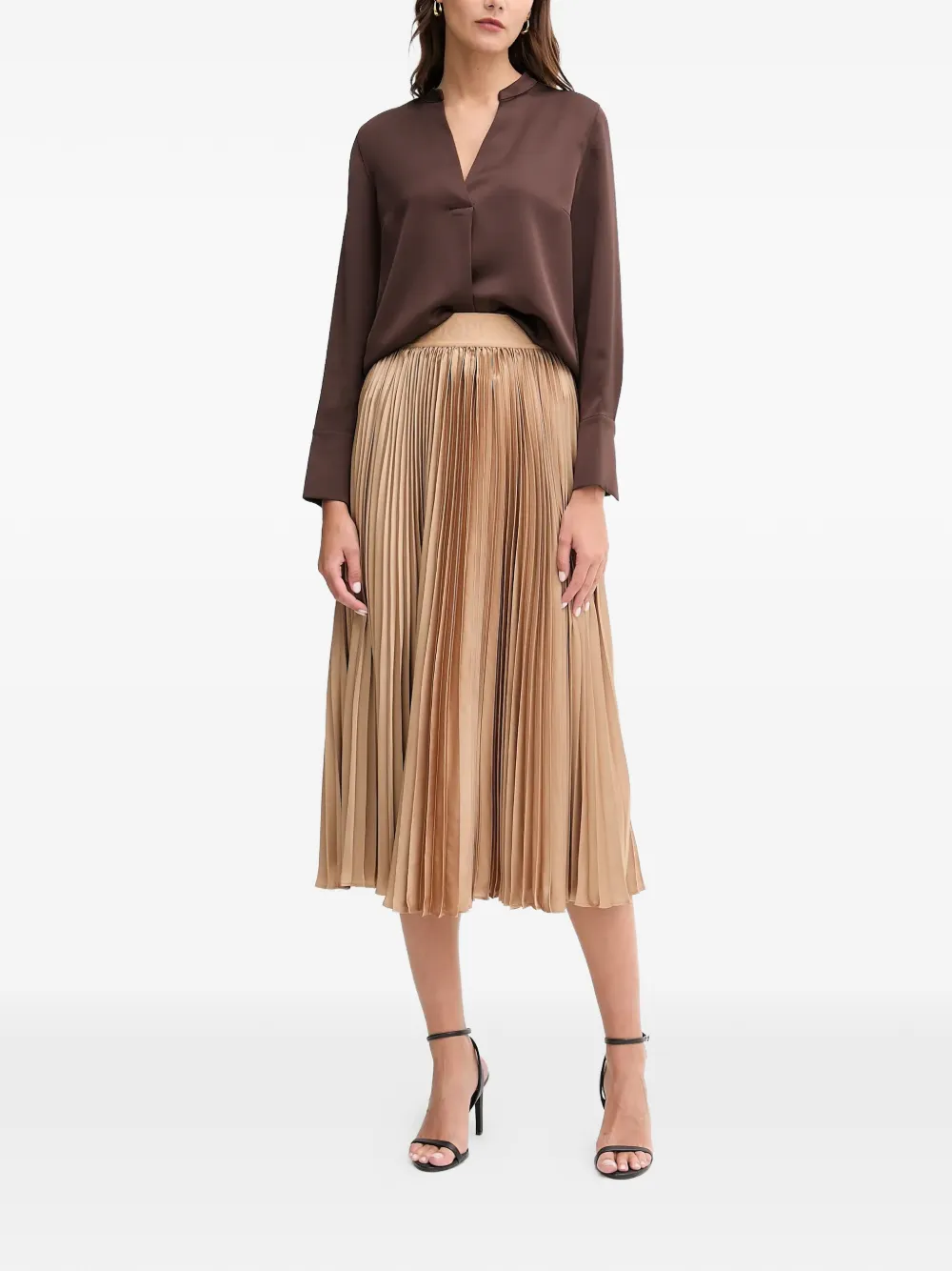 Joop! Salma pleated skirt - Beige
