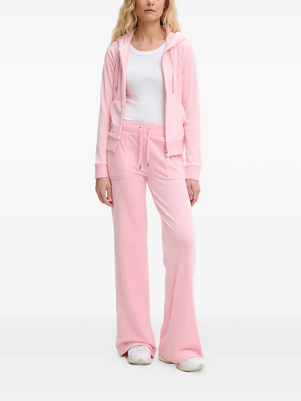 Juicy Couture Hoodie met rits Roze