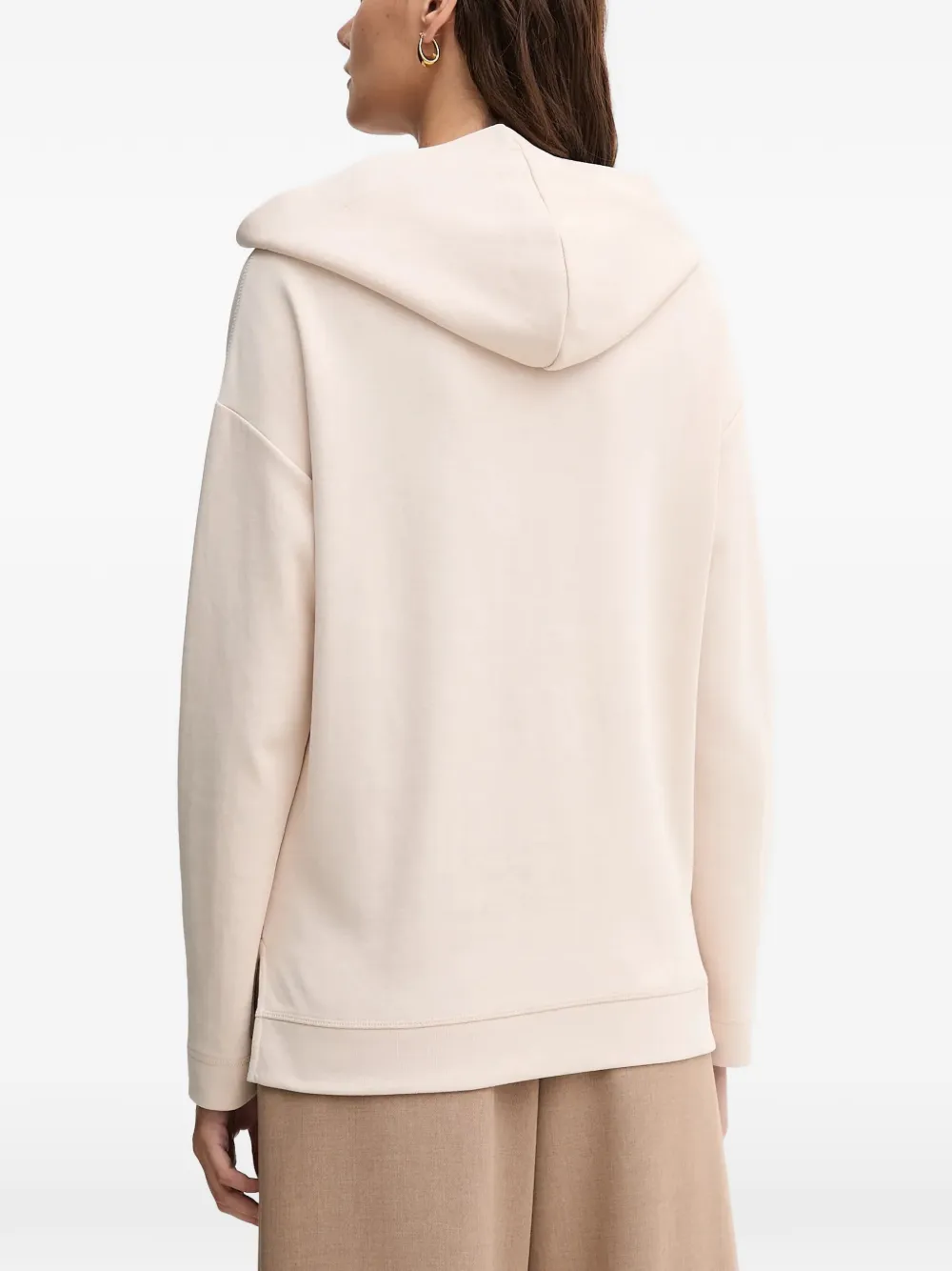 Joop! Hoodie met logo-lint Beige
