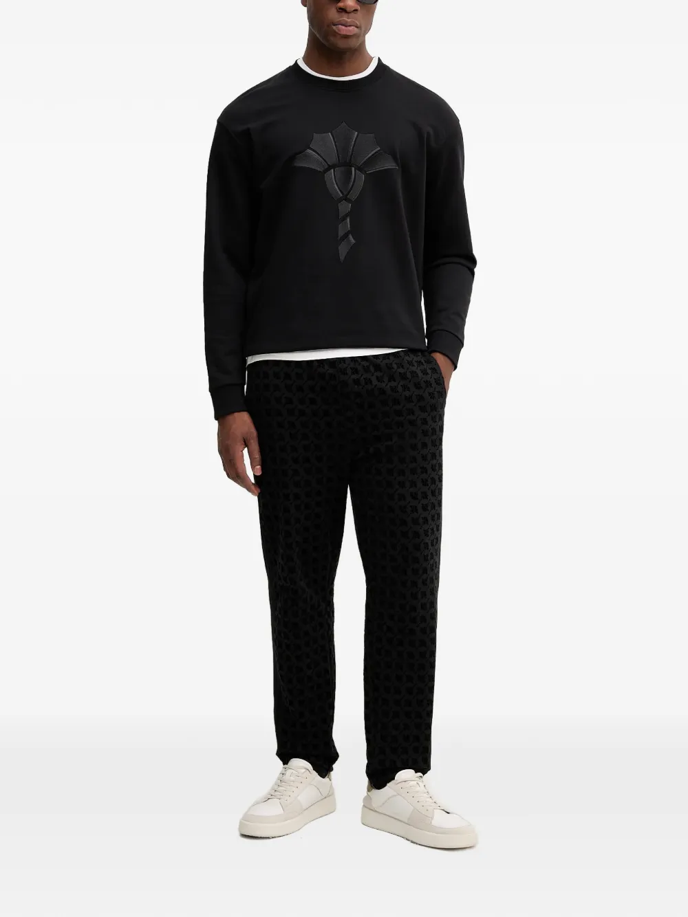 Joop! Blaze crew-neck sweatshirt - Zwart