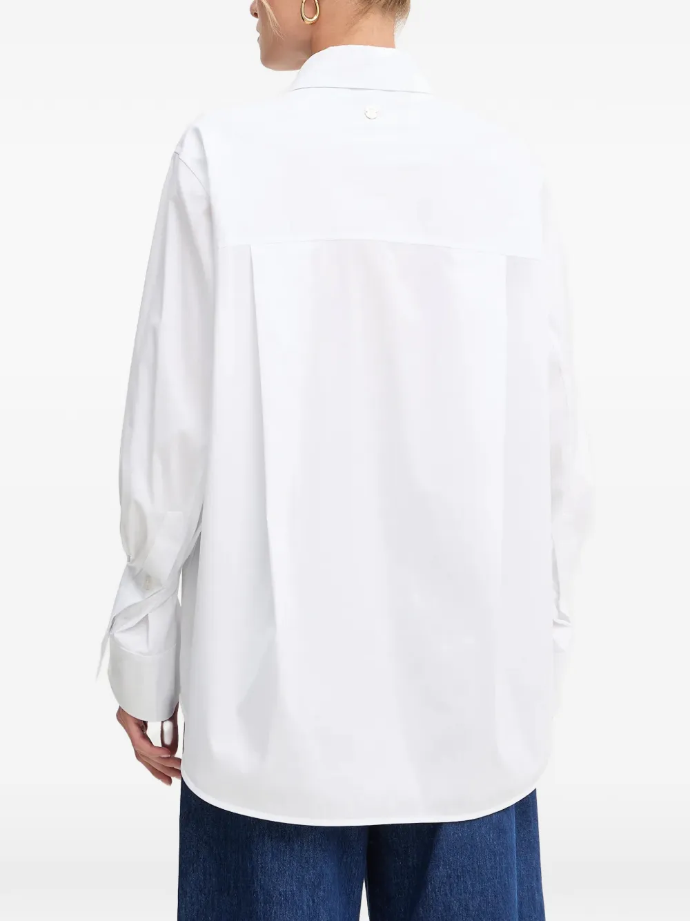  Joop! Benice Ruffled-sleeve Shirt - White 