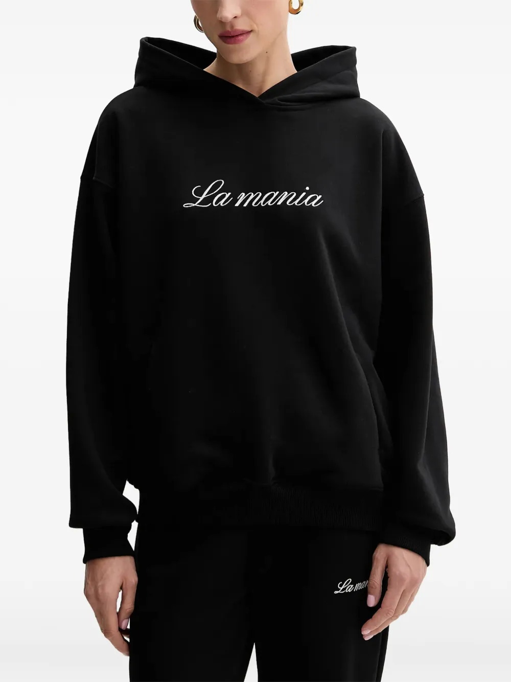 La Mania Rocky logo-print hoodie