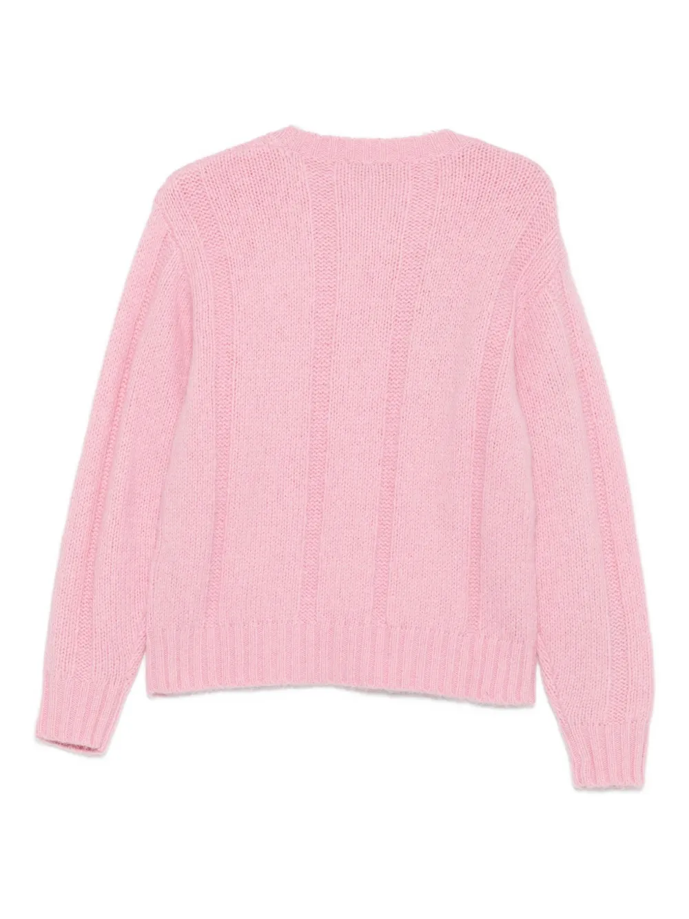 Stine Goya Floral Crew Neck Sweater In Pink