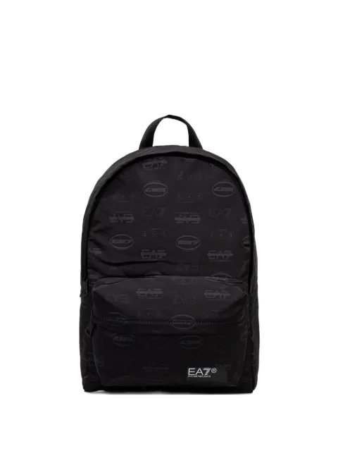 Ea7 Emporio Armani logo-print backpack