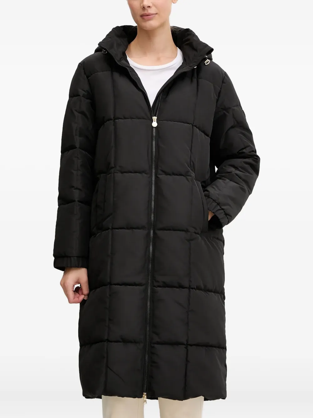 Ea7 Emporio Armani Calidum7 hooded coat - Nero